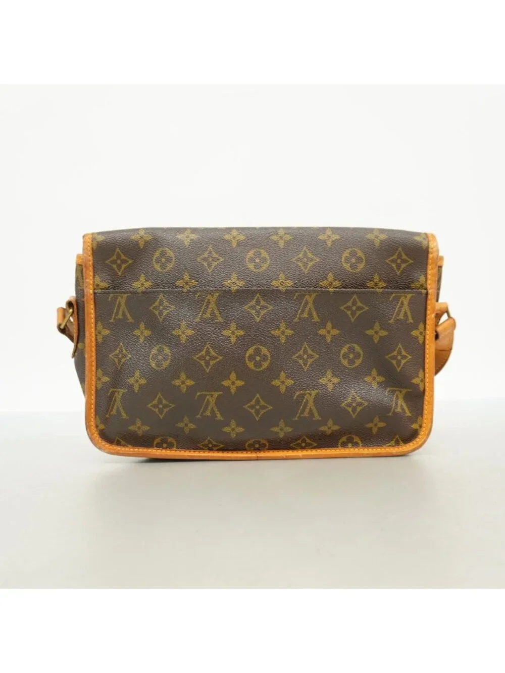 Louis Vuitton Shoulder Bag Monogram Gibeciere MM Brown